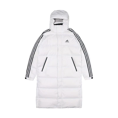 adidas 3st Long Coat White Down Jacket Outdoor International Version GP2921