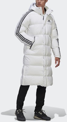 adidas 3st Long Coat White Down Jacket Outdoor International Version GP2921 Shop adidas 3st Long Coat White Down Jacket Outdoor International Version GP2921