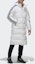 Shop adidas 3st Long Coat White Down Jacket Outdoor International Version GP2921