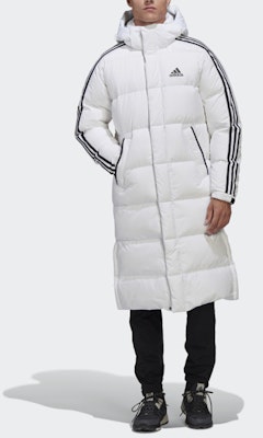 adidas 3st Long Coat White Down Jacket Outdoor International Version GP2921 Sizing adidas 3st Long Coat White Down Jacket Outdoor International Version GP2921