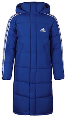 アディダス 3ST ロングパーカー 冬用防風フード付きブルーダウンコート EH3992 Buy アディダス 3ST ロングパーカー 冬用防風フード付きブルーダウンコート EH3992