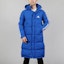 Purchase アディダス 3ST ロングパーカー 冬用防風フード付きブルーダウンコート EH3992