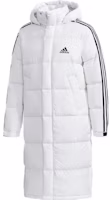 adidas 3st Long Parka White Winter Insulated Hooded Down Jacket EH3991 adidas 3st Long Parka White Winter Insulated Hooded Down Jacket EH3991