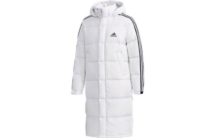 Order adidas 3st Long Parka White Winter Insulated Hooded Down Jacket EH3991