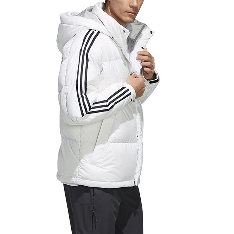 adidas 3ST Puff Down Winter Hooded Waterproof Jacket White EH3971 圖 7