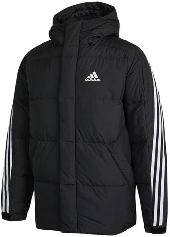 adidas-3-st-puffy-down-jacket-winter-black-hooded-casual-sportswear-h20754