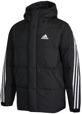 adidas 3ST Puffy Down Jacket Winter Black Hooded Casual Sportswear. H20754 Buy adidas 3ST Puffy Down Jacket Winter Black Hooded Casual Sportswear. H20754