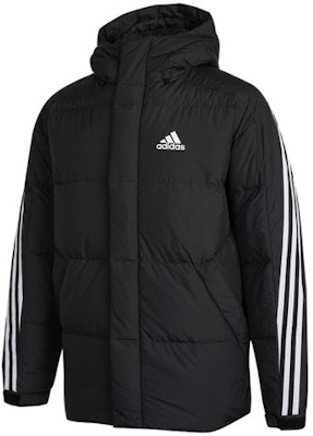 adidas 3ST Puffy Down Jacket Winter Black Hooded Casual Sportswear. H20754 Order adidas 3ST Puffy Down Jacket Winter Black Hooded Casual Sportswear. H20754