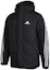 Order adidas 3ST Puffy Down Jacket Winter Black Hooded Casual Sportswear. H20754