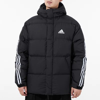 adidas 3ST Puffy Down Jacket Winter Black Hooded Casual Sportswear. H20754 Shop adidas 3ST Puffy Down Jacket Winter Black Hooded Casual Sportswear. H20754
