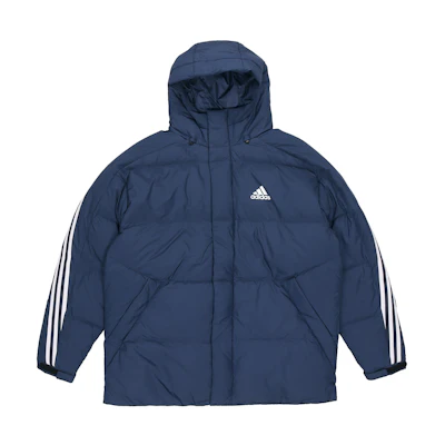 adidas 3ST Puffy Down Jacket Winter Hooded Casual Sports Coat for Men. H20756