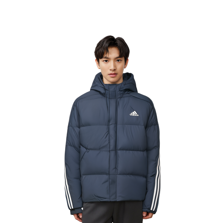 Purchase adidas 3ST Puffy Down Jacket Winter Hooded Casual Sports Coat for Men. H20756