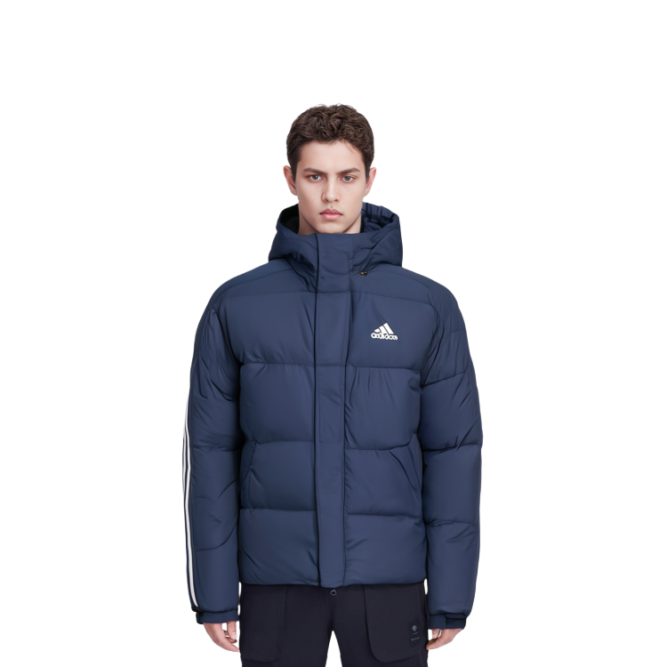 Details for adidas 3ST Puffy Down Jacket Winter Hooded Casual Sports Coat for Men. H20756