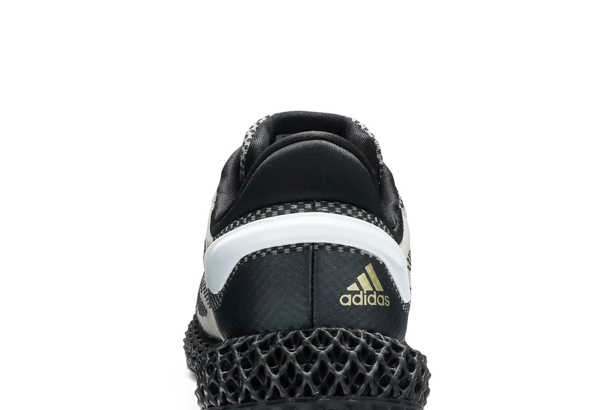 Sizing adidas 4D Runner 1.0 'Core Black' Lelaki Kasut Hitam Teras EG6247