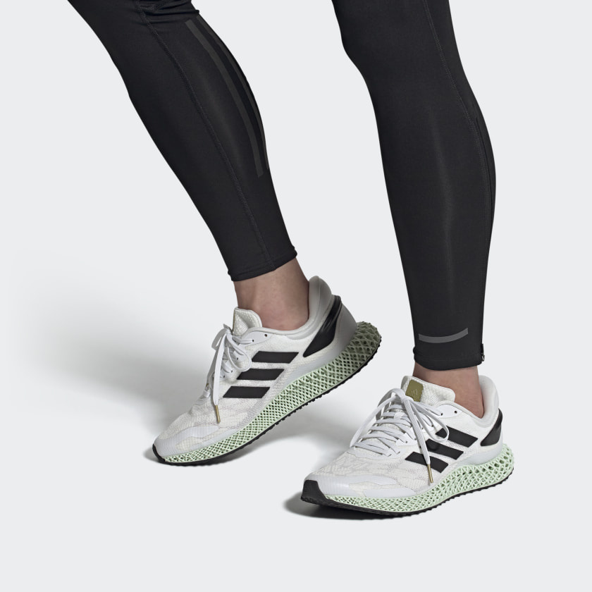 Sizing adidas 4D Runner 1.0 'Footwear White' Putih Kasut EG6264