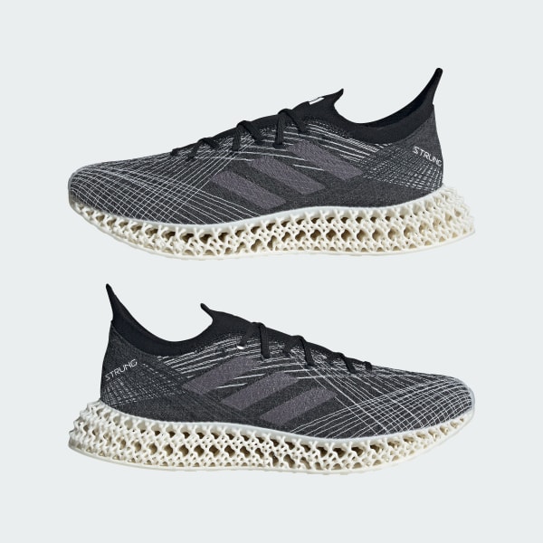 Sizing 아디다스 4DFWD × STRUNG 러닝화 코어 블랙/그레이 파이브/클라우드 화이트 ID8893