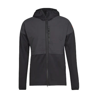 adidas 510 Flooce Jacket Black Hooded Long-Sleeve Printed Jacket HG1300