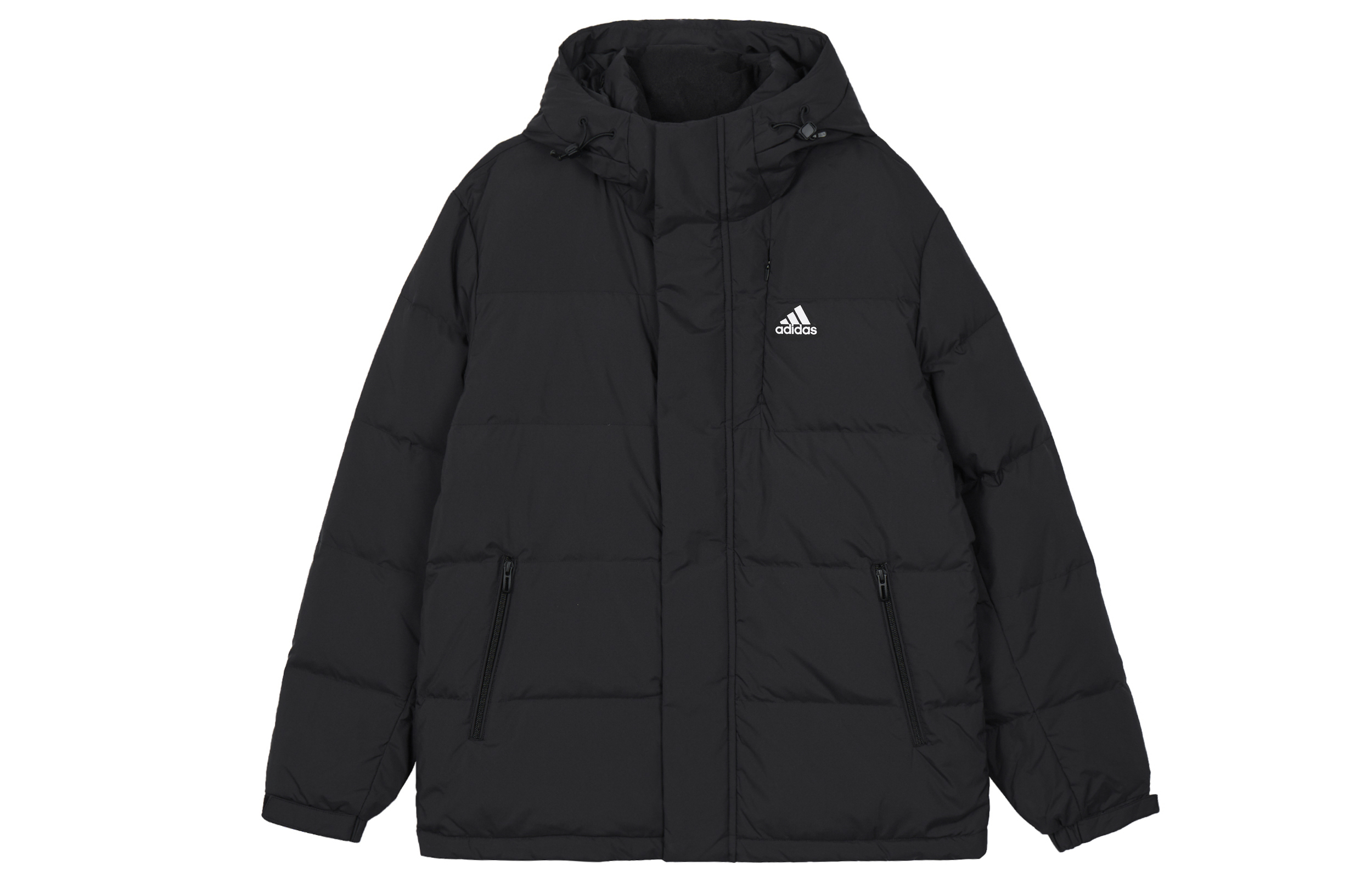 adidas 600-Fill Logo Winter Hooded Down Jacket  Black IW0779