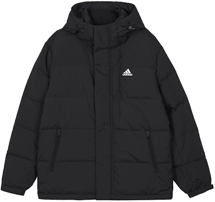 adidas Jaket Musim Dingin Hooded Down Logo 600-Fill Hitam IW0779 Order adidas Jaket Musim Dingin Hooded Down Logo 600-Fill Hitam IW0779