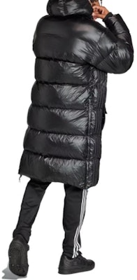 阿迪达斯600羽绒连帽长款外套 黑色 IR7135 Shop 阿迪达斯600羽绒连帽长款外套 黑色 IR7135