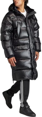 阿迪达斯600羽绒连帽长款外套 黑色 IR7135 Purchase 阿迪达斯600羽绒连帽长款外套 黑色 IR7135