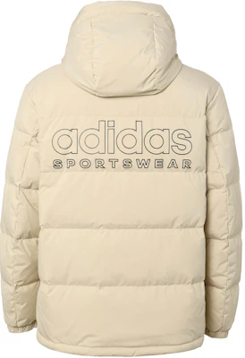 adidas 600 Fill Logo Jaket Musim Sejuk Kasual Down Putih Susu IW0780 Lookbook adidas 600 Fill Logo Jaket Musim Sejuk Kasual Down Putih Susu IW0780