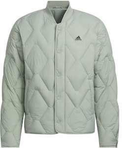아디다스 600 필 로고 다운 재킷 아웃도어 트레이닝 유니섹스 - 그린/그레이 IW0776 Order 아디다스 600 필 로고 다운 재킷 아웃도어 트레이닝 유니섹스 - 그린/그레이 IW0776