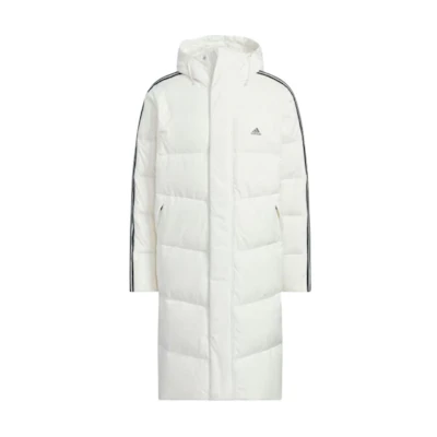 adidas 600 Puffer Jacket White - Lightweight, Warm, Unisex Down Coat with Logo. JG5957