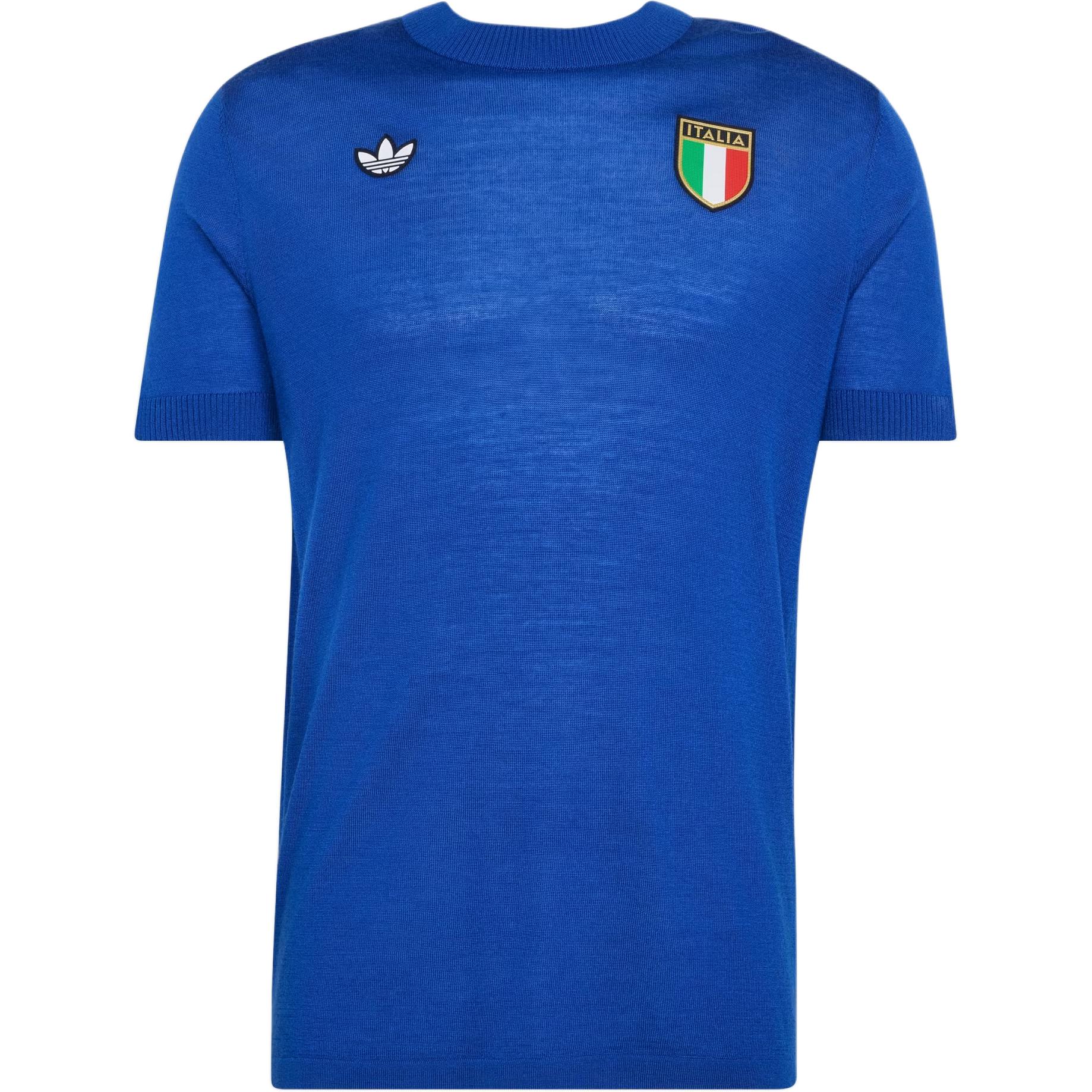 adidas 70s Italy Retro Slim Fit Pullover Short Sleeve Soccer Jersey . JN3706