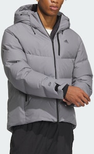 adidas 800連帽羽絨外套灰色 男女款休閒運動服 IW0784 Lookbook adidas 800連帽羽絨外套灰色 男女款休閒運動服 IW0784