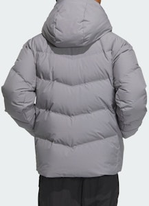 adidas 800連帽羽絨外套灰色 男女款休閒運動服 IW0784 Shop adidas 800連帽羽絨外套灰色 男女款休閒運動服 IW0784