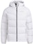 Order 아디다스 800 필파워 화이트 로고 남성용 후드 다운 롱슬리브 자켓 화이트 IU2684