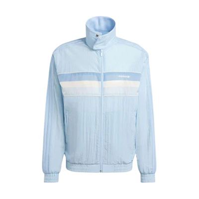 adidas 80s Nylon Archive Track Jacket Retro Pink Blue Tri-Stripe Zip-Up JC6518