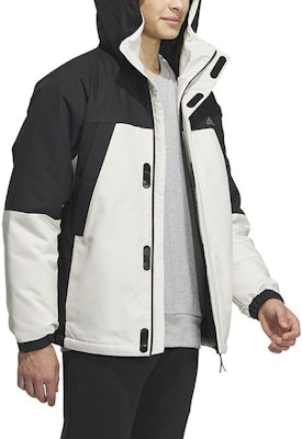 adidas 530 Puffer Parka Jacket Black White拼色 IL8920 Shop adidas 530 Puffer Parka Jacket Black White拼色 IL8920
