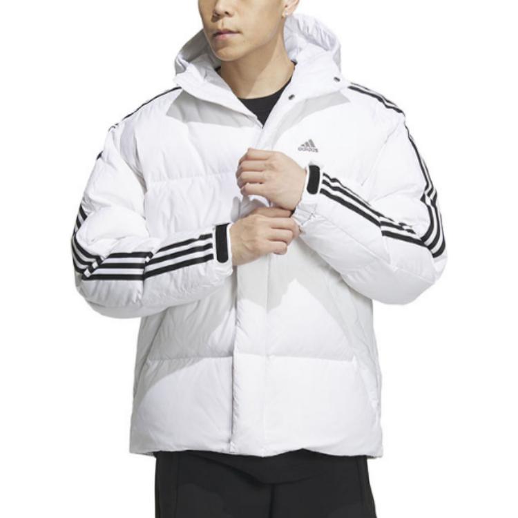 adidas  600-Fill Down Jacket with Side Stripes and Hood, Sportswear Style. IT8731 圖 4
