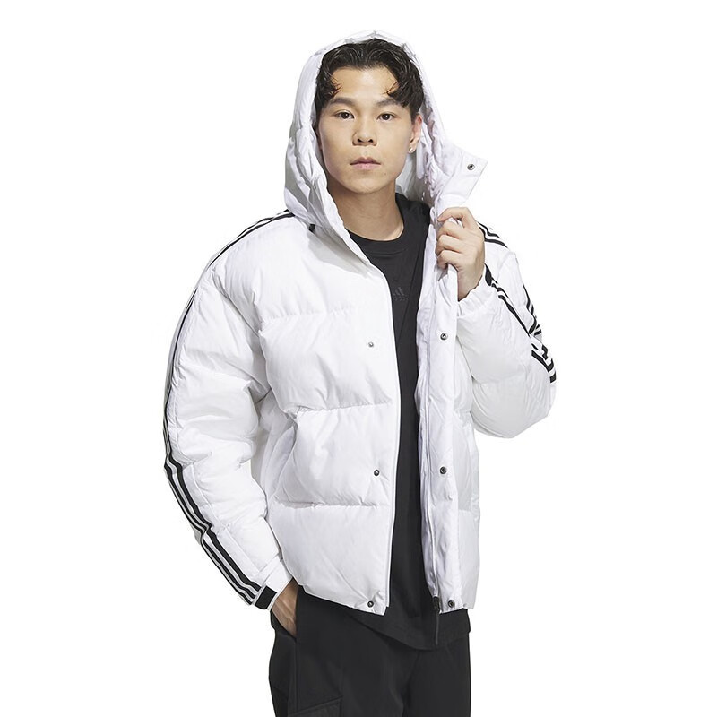 adidas  600-Fill Down Jacket with Side Stripes and Hood, Sportswear Style. IT8731 圖 6