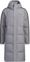adidas 600 Puffer Jacket Gray with Striped Print - Outdoor Casual Wear. IT8715 adidas 600 Puffer Jacket Gray with Striped Print - Outdoor Casual Wear. IT8715