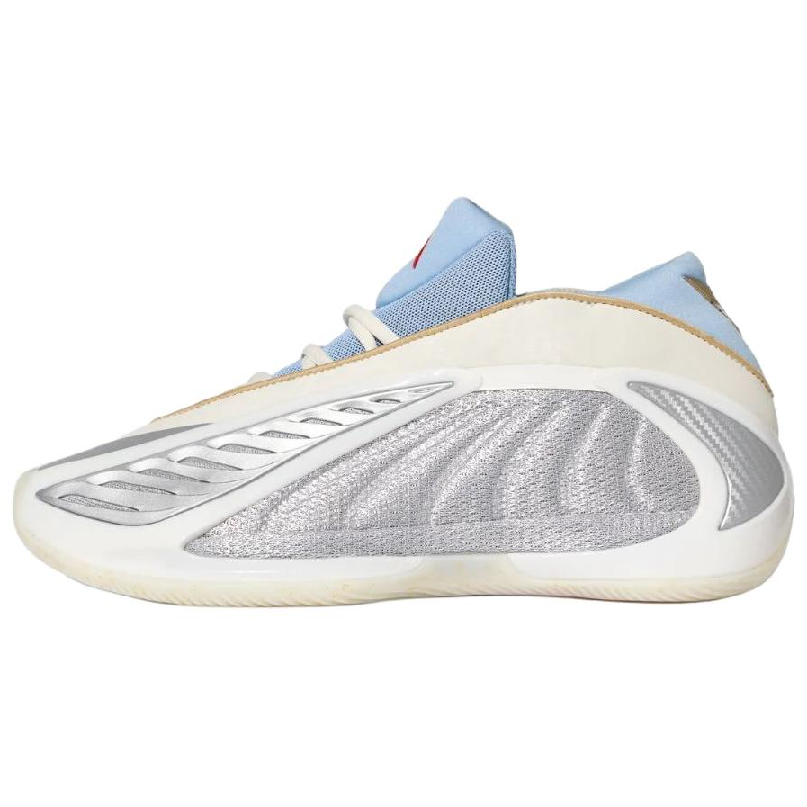 adidas × Anthony Edwards AE2 CNY Lunar New Year Basketball Shoes White/Silver. KJ5134