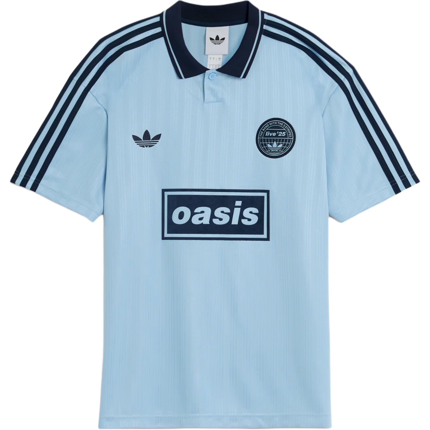 adidas × Oasis Valentine's Limited Retro Loose Short-Sleeve Soccer Jersey Unisex KT3436