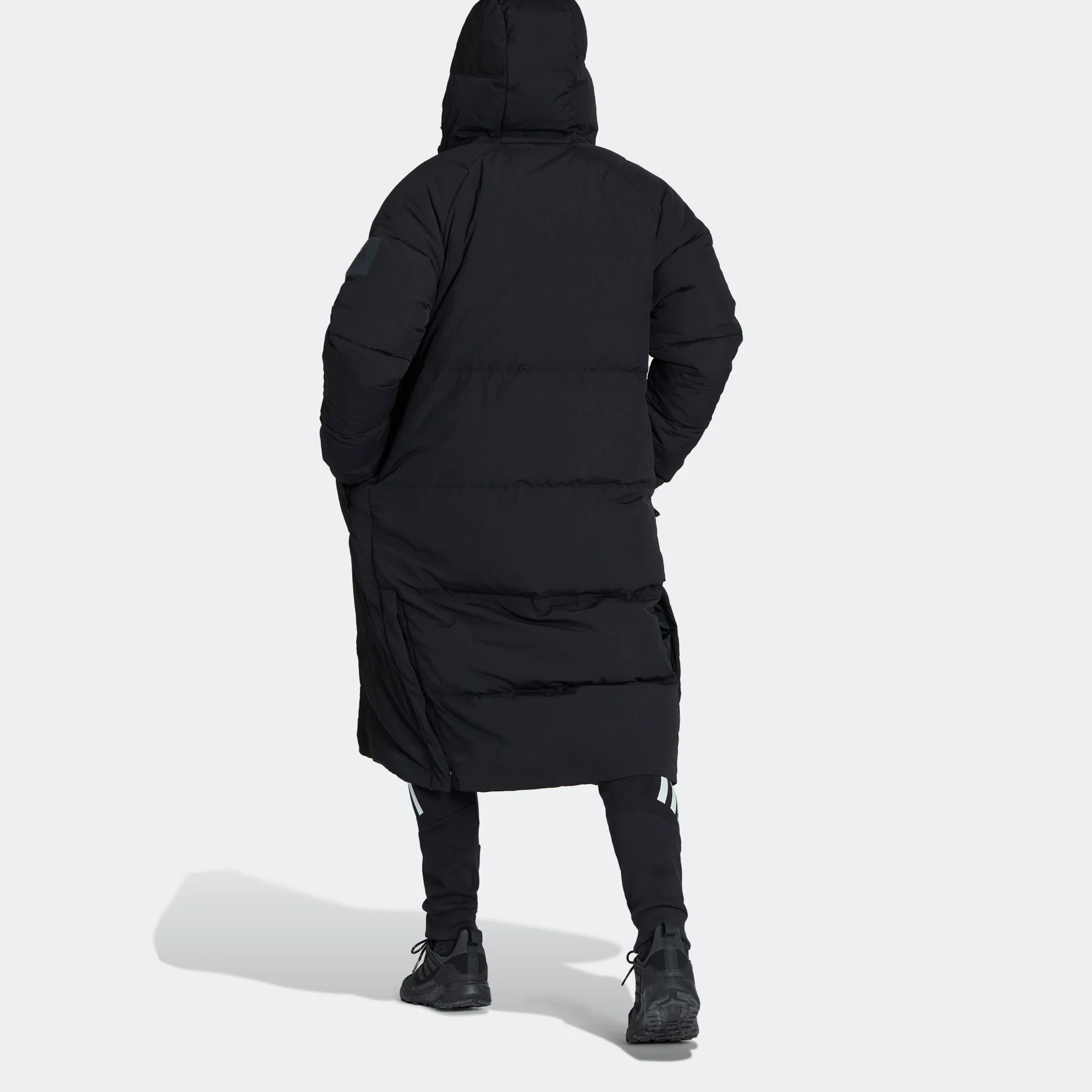 Shop adidas  Black 500 Fill Puffer Down Jacket with Zipper. HN9927