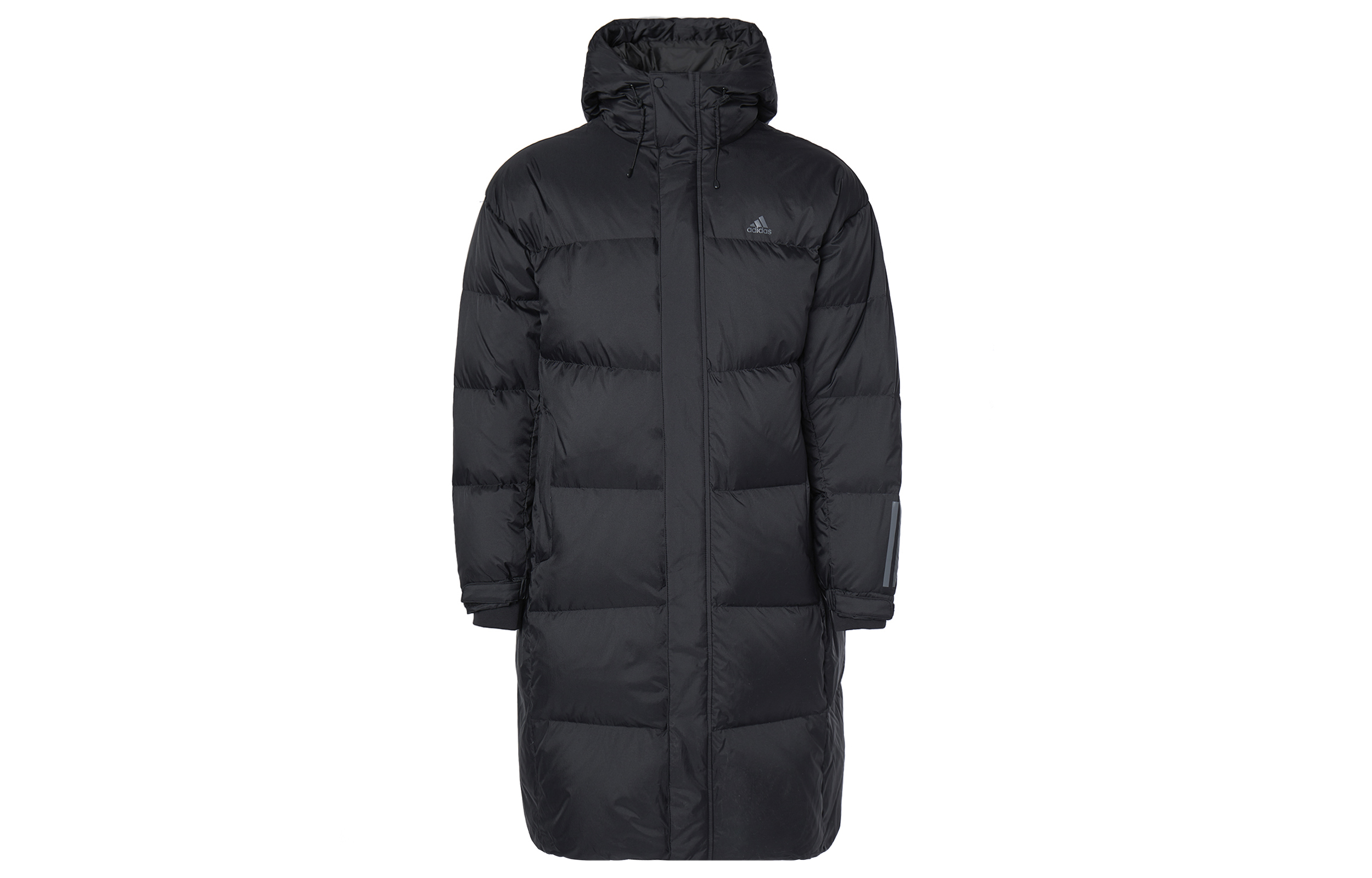 adidas  Black Climawarm Hooded Water-Resistant Down Jacket 650 Fill Power. IL8930