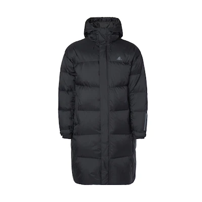 adidas Black Climawarm Hooded Water-Resistant Down Jacket 650 Fill Power. IL8930