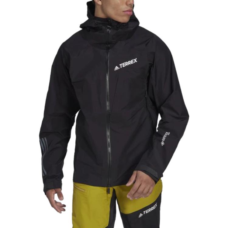 adidas  Black Full-Zip Hoodie Jacket with Letter Print Design. HH8899 圖 3