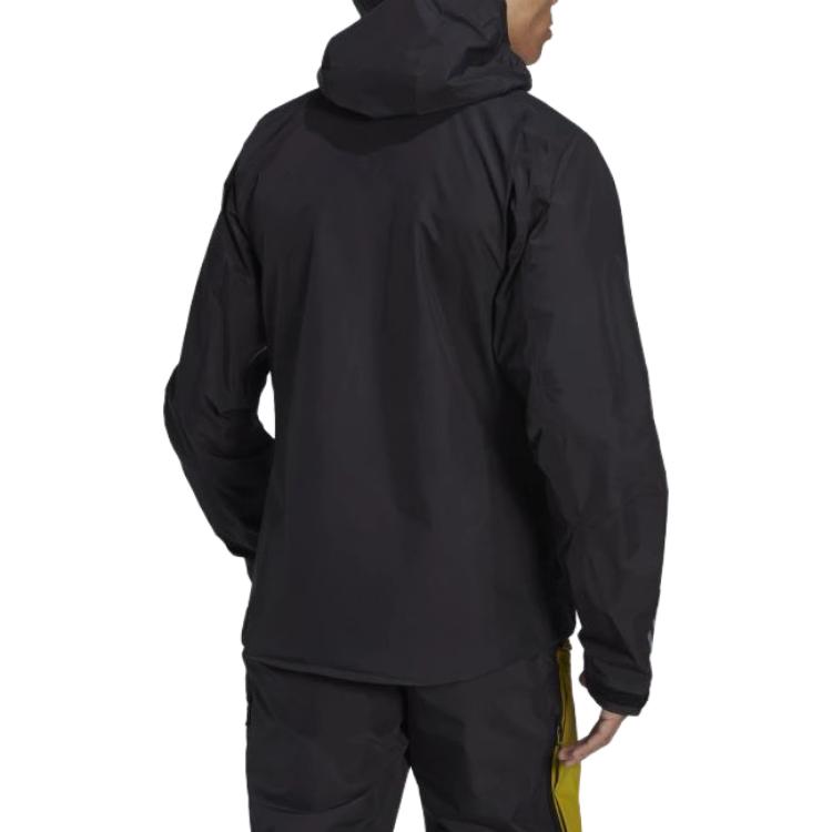 adidas  Black Full-Zip Hoodie Jacket with Letter Print Design. HH8899 圖 5