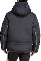 Shop adidas Chaqueta Negra con Capucha Abrigada Casual Serie Sportswear. JM4609
