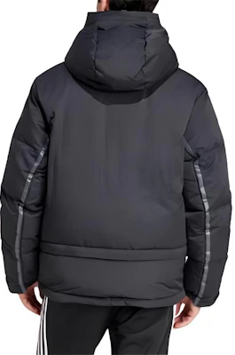 adidas Black Hooded Down Jacket Casual Warmth Sportswear Series. JM4609 Shop adidas Black Hooded Down Jacket Casual Warmth Sportswear Series. JM4609