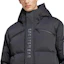 Details for adidas Black Hooded Down Jacket Casual Warmth Sportswear Series. JM4609