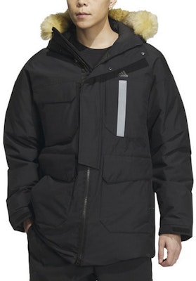 adidas Jaket Parka Hitam Berkerudung dengan Bulu - Hangat & Tahan Angin. IS0366 Shop adidas Jaket Parka Hitam Berkerudung dengan Bulu - Hangat & Tahan Angin. IS0366