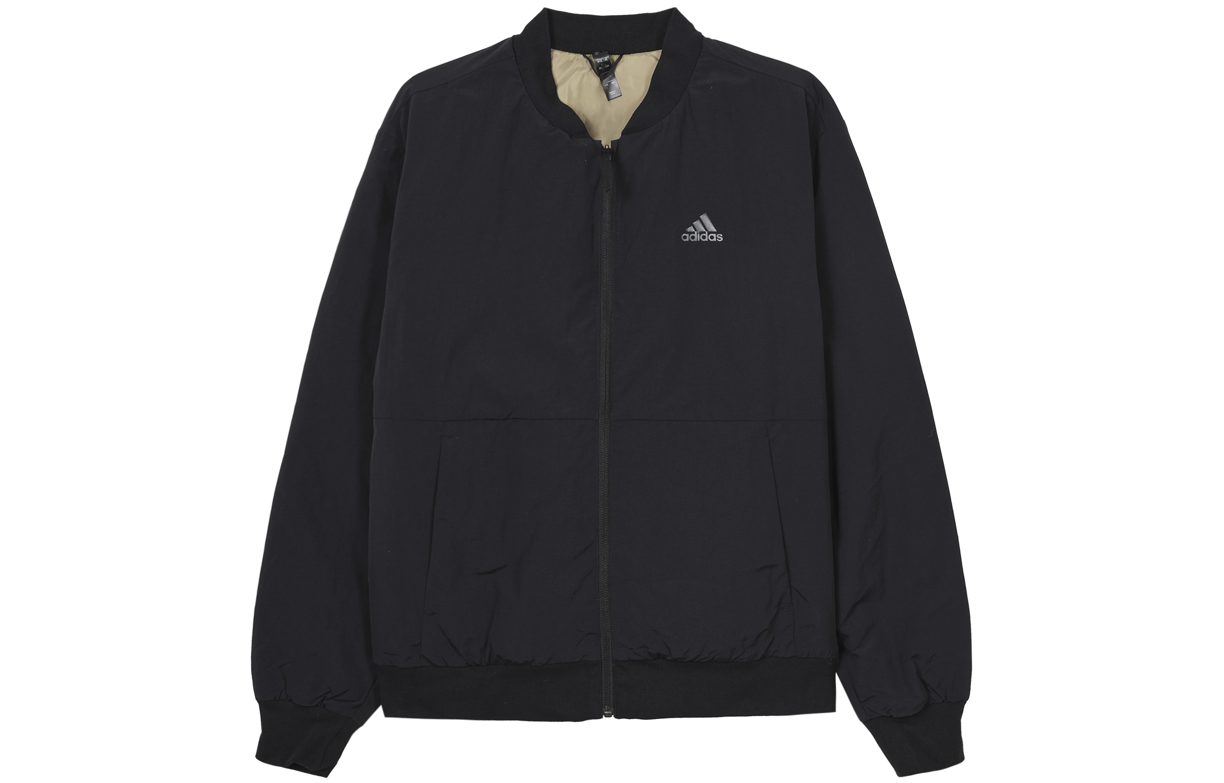 Order adidas 黑色Logo印花拉鍊長袖羽絨外套 HN2140