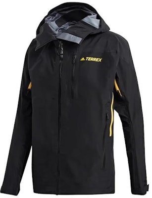 adidas Jaket Hitam Waterproof Windproof Hoodie dengan Resleting GH7370 Order adidas Jaket Hitam Waterproof Windproof Hoodie dengan Resleting GH7370